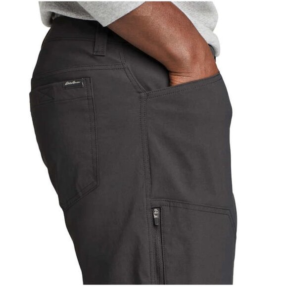 Eddie Bauer Fleece Lined Tech Pants Mens 40 x 32 Gray Water Repellent Insulated - Picture 5 of 15